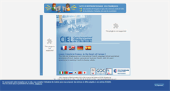 Desktop Screenshot of ciel.strasbourg.cci.fr