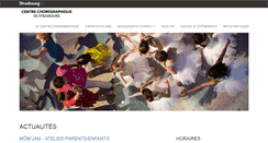 Desktop Screenshot of danse.strasbourg.eu